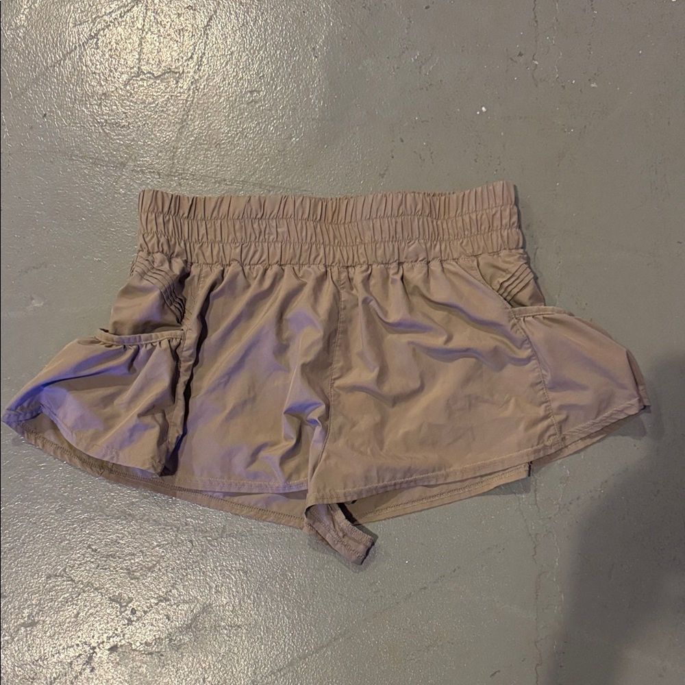 FP Movement by Free People Taupe Athletic Shorts